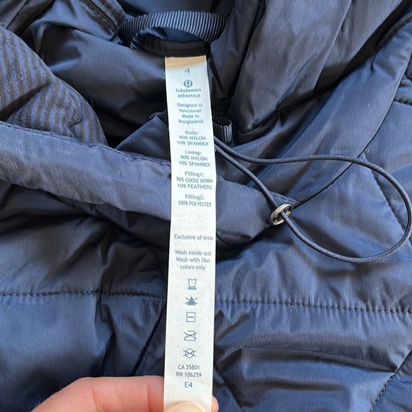 Lululemon Blue Fluffed Up Pullover Jacket - Picture 8 of 15